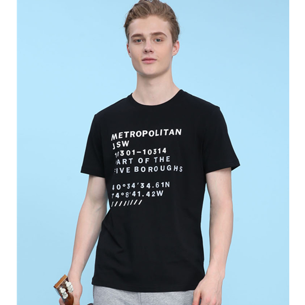 休闲潮流！真维斯纯棉T恤71-173018