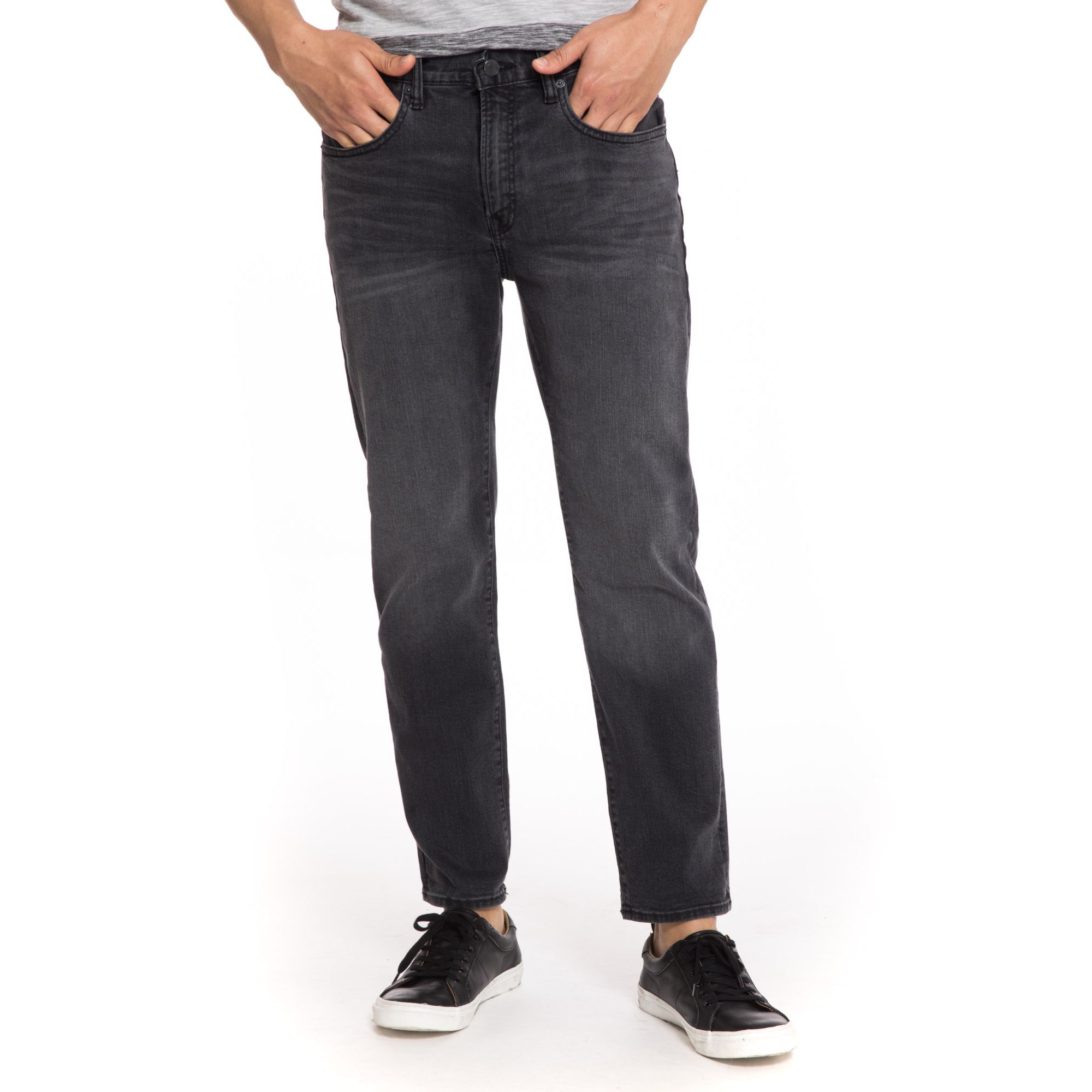 潮酷风范！Gap弹力修身牛仔裤525749