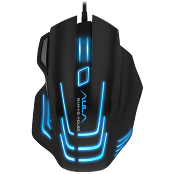 流畅操作！狼蛛鬼鲛二代七彩自定义游戏鼠标