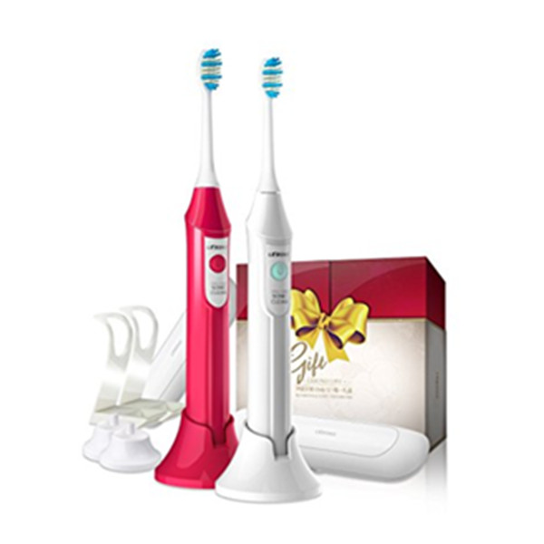 秒杀好价！力博得 Only U声波电动牙刷礼盒 (2支装)