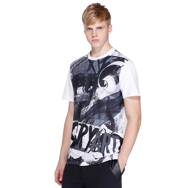 帅气减龄！TRENDIANO宽松圆领短袖T恤3HC2025100