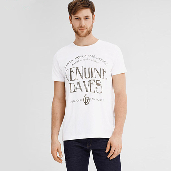 美式休闲！ESPRIT男士全棉短袖T恤-037EE2K025