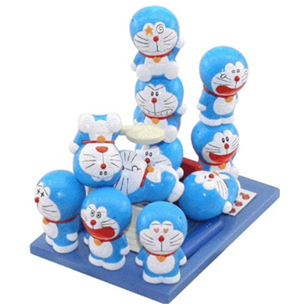 萌萌哒！Doraemon 哆啦A梦 叠叠乐 平衡游戏玩具公仔