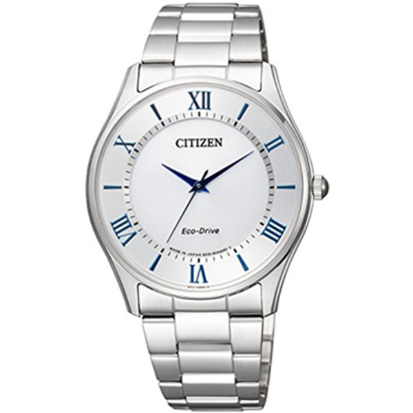 外观简洁！CITIZEN BJ6480-51B男士光动能腕表