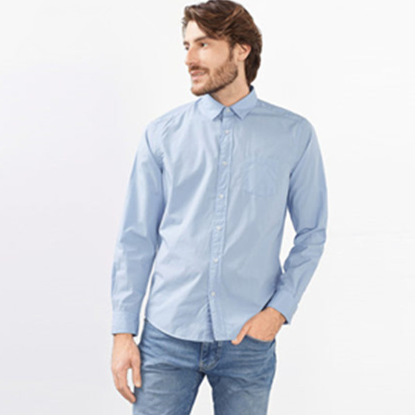 双色可选！ESPRIT时尚休闲潮流长袖衬衫-106EE2F031