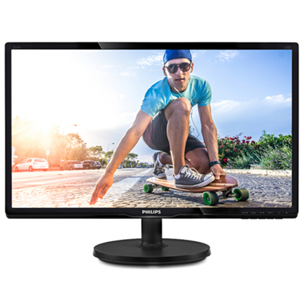 性价比之选！飞利浦216V6LSB2 20.7英寸TN面板电脑液晶显示器