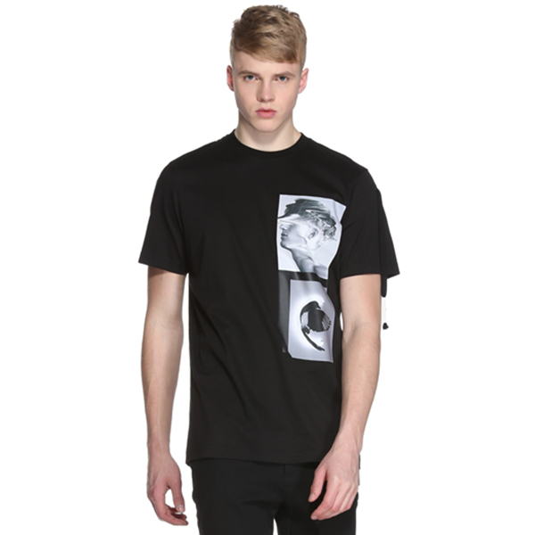 时尚魅力！TRENDIANO纯棉圆领短袖T恤3HI3022090