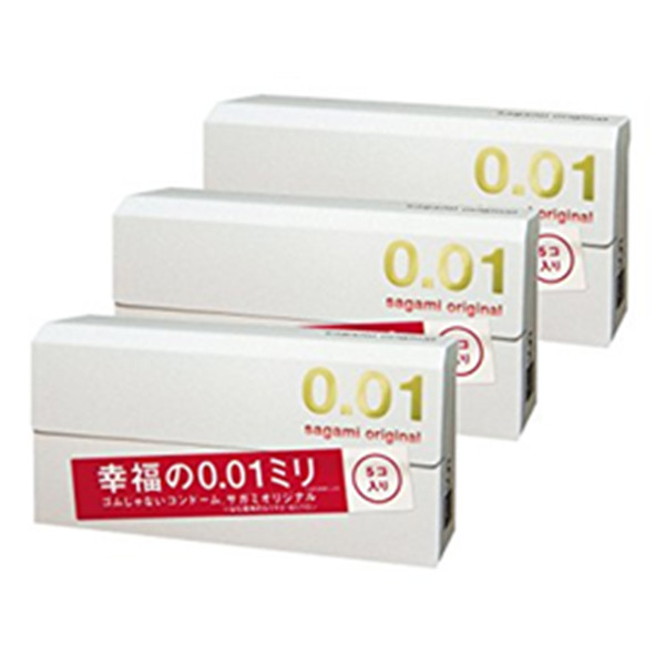 再降！Sagami Original 幸福相模 001全球最薄安全套 5只*3盒