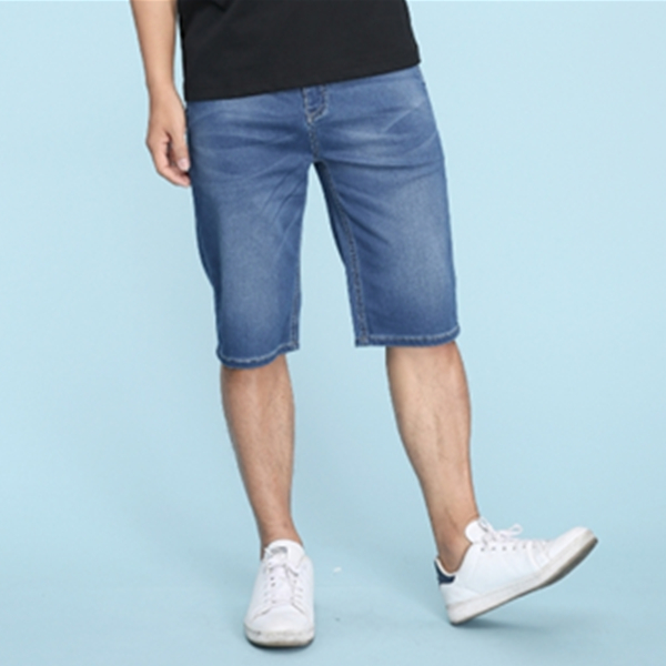 简约大方！真维斯时尚仿针织牛仔短裤62-165513