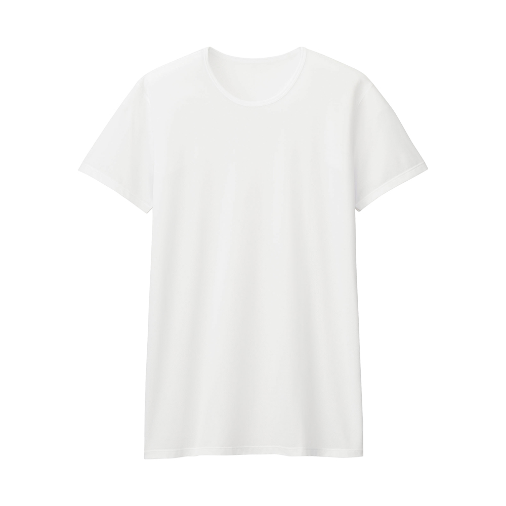 透气快干！UNIQLO优衣库AIRism网眼圆领T恤(短袖)182498