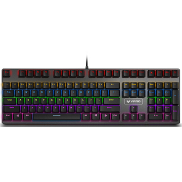 流光溢彩！雷柏V700S合金版混光机械键盘