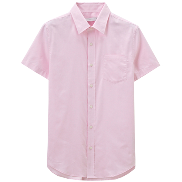 美观大方！佐丹奴撞色条纹单标袋修身短袖衬衫90046291