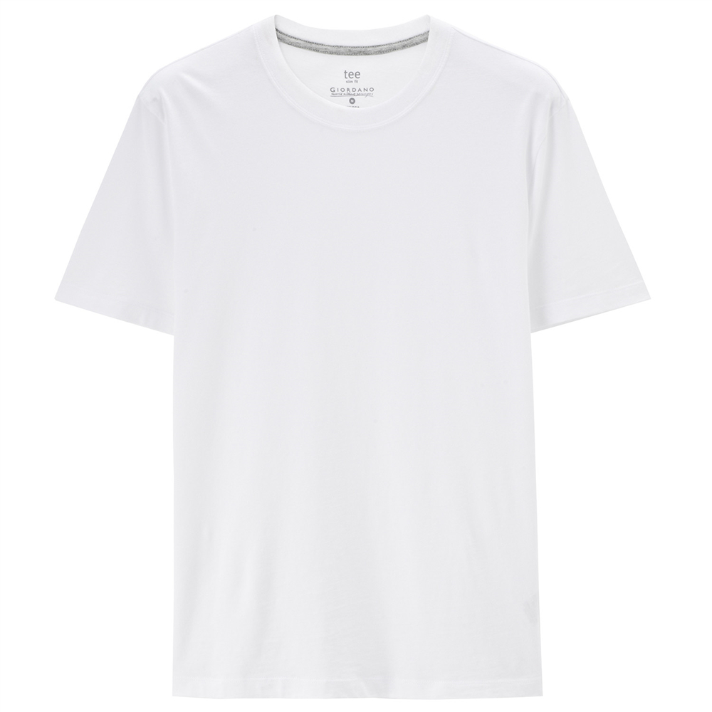 简约百搭！佐丹奴全棉纯色圆领短袖T恤90027250