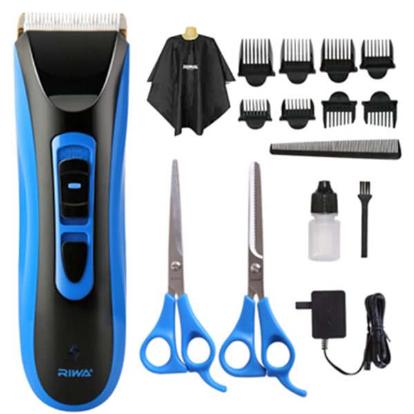 套装好价！雷瓦RE-750A全身水洗锂电电动理发器