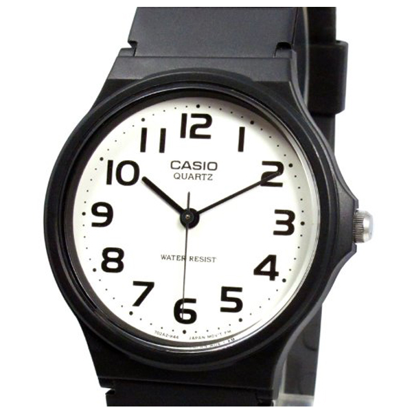 超轻特薄！卡西欧 指针石英表 男士手表MQ-24-7B2