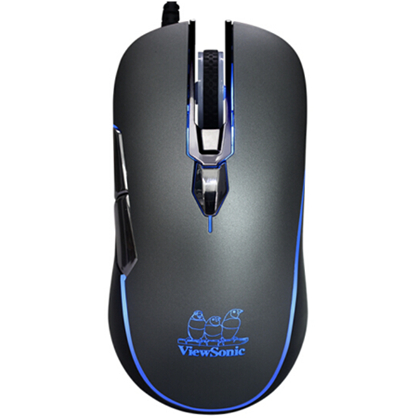 电竞之选！优派MU681背光发光专业电竞游戏鼠标