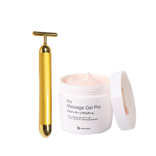 高效振动！Beauty BAR 24K 黄金棒 电动V脸美容仪