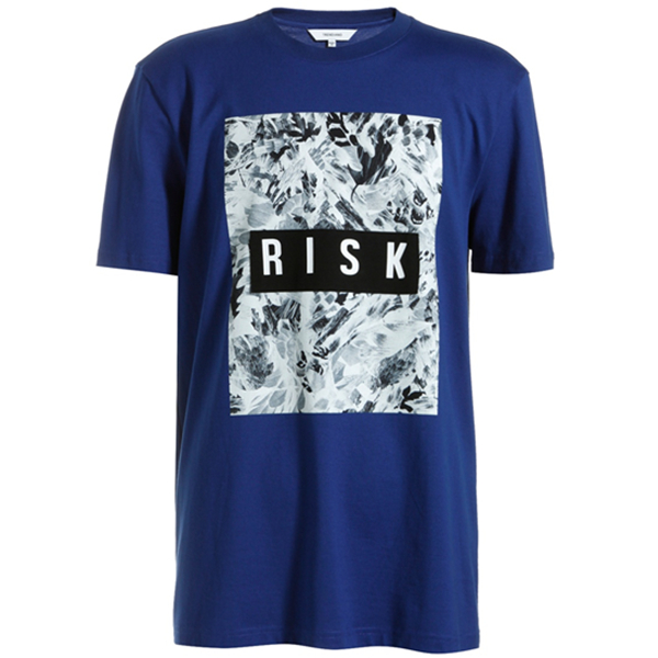 休闲时尚！TRENDIANO字母纯棉圆领短袖T恤3HC202237E