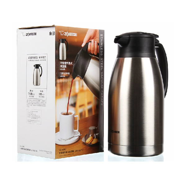 保温出色！Zojirushi 象印 手提式不锈钢真空保温壶