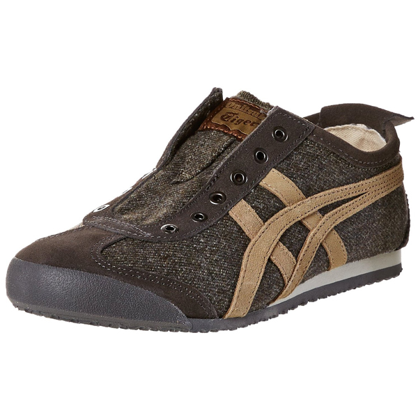 轻盈舒适！鬼塚虎 运动休闲鞋 MEXICO 66 SLIP-ON D6G4L