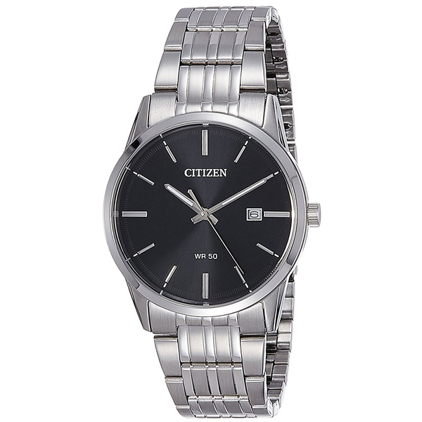 简约实用！Citizen 西铁城 男士石英腕表 BI5000-52E