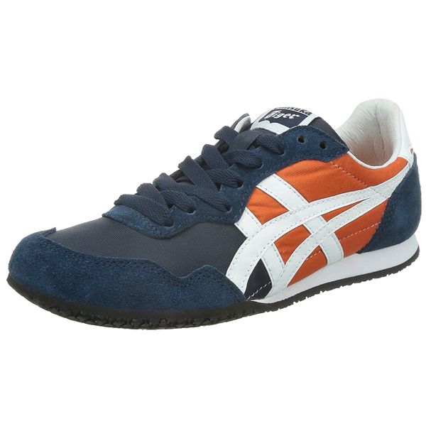 时尚撞色！鬼塚虎 中性 跑步鞋 SERRANO TH109L