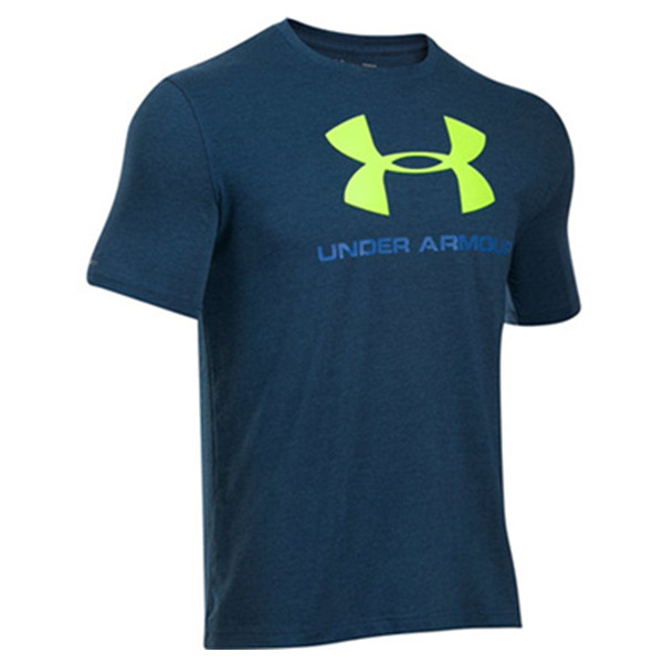 运动风格！Under Armour 男式 UA运动风图案印花T恤