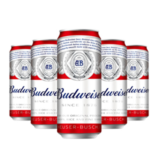 夏季必备！Budweiser 百威啤酒500ml*18听