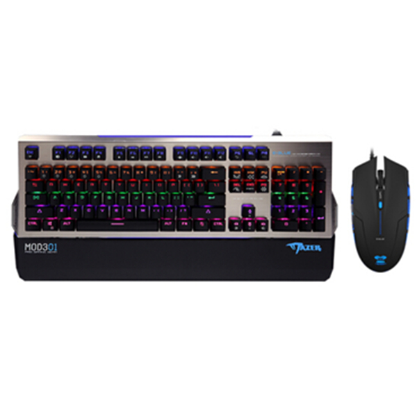 致胜之选！宜博K829幻彩机械键盘鼠标套装