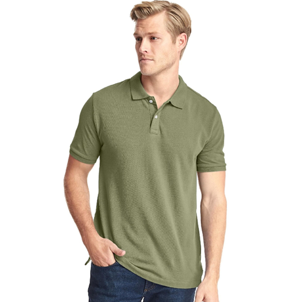 美式风尚！Gap舒适纯棉纯色Polo衫520251 W