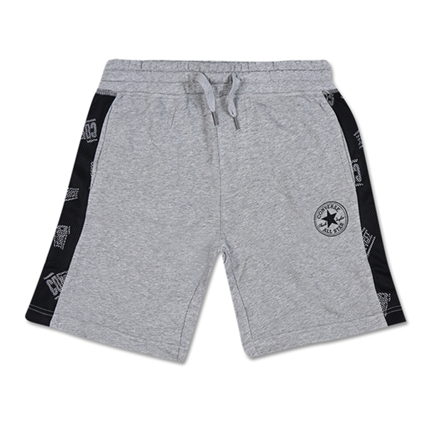 舒适干爽！CONVERSE匡威网眼拼接印花针织短裤10002840