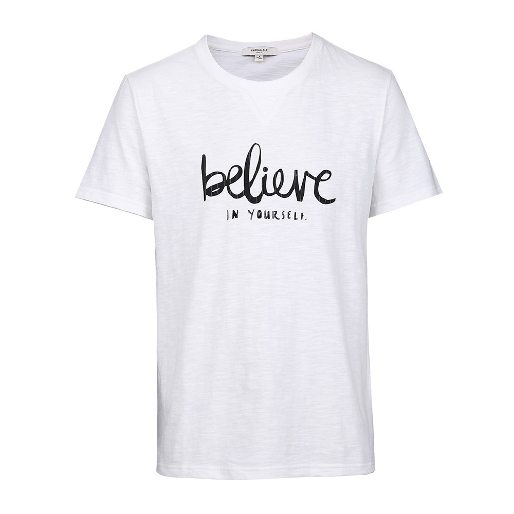 时尚修身！马克华菲纯棉短袖T恤7162217012