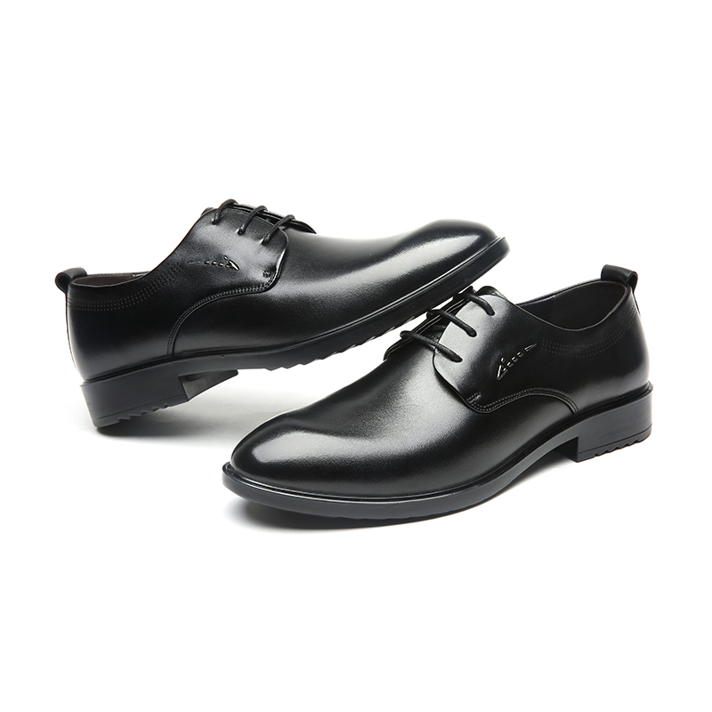 头层牛皮！红蜻蜓男式商务休闲鞋WTA64711