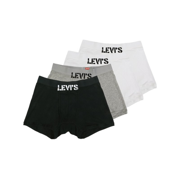 贴身舒适！Levi's 李维斯 男士舒适平角内裤四条装