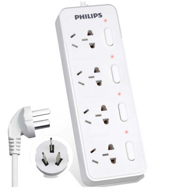 安全可靠！飞利浦SPS3421C/93 1.8米插座