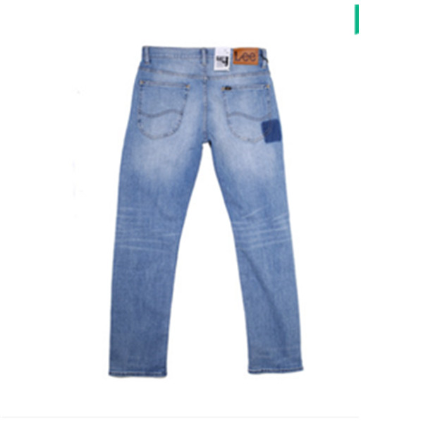 经典百搭！Lee男装 2017春夏新品补丁水洗磨破牛仔裤