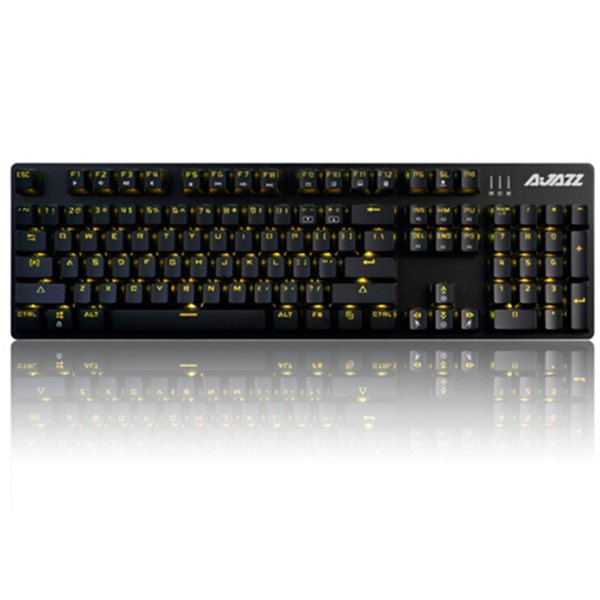 娱乐办公！黑爵机械战警合金版幻彩机械游戏键盘