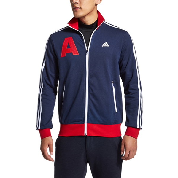 运动休闲！阿迪达斯ATHLETICS ITEMS男式运动夹克AZ8434