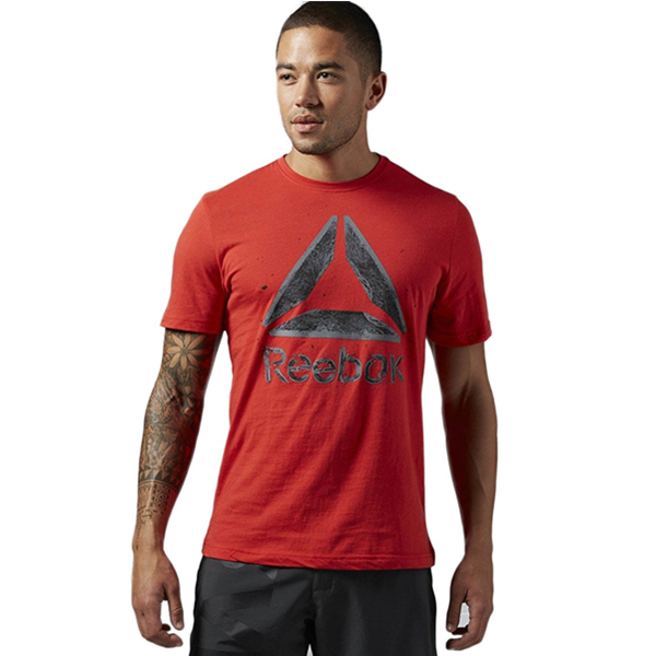 醒目大方！Reebok锐步男式短袖T恤AJ2639