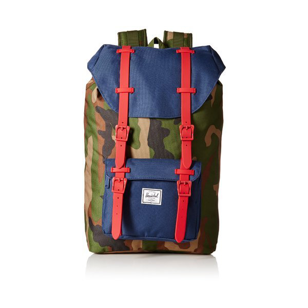 大容量！Herschel  multi中号双肩包 迷彩