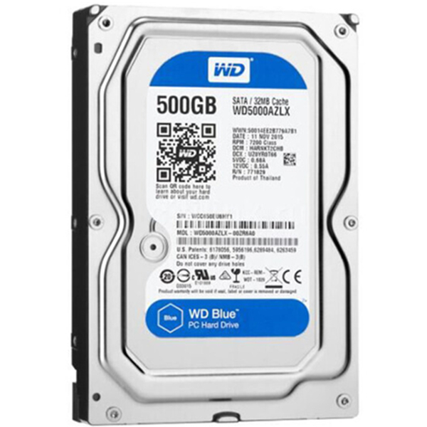 入门级装机！西部数据500G 7200转台式机硬盘WD5000AZLX