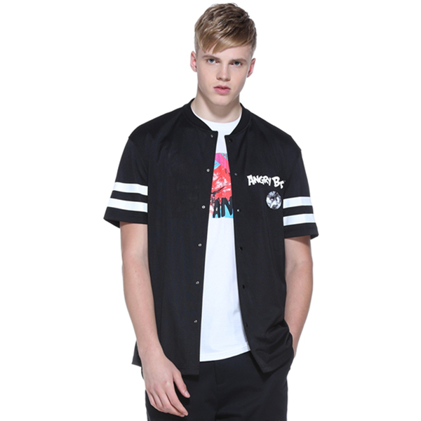 帅气减龄！TRENDIANO条纹宽松短袖针织衫3HC2025190