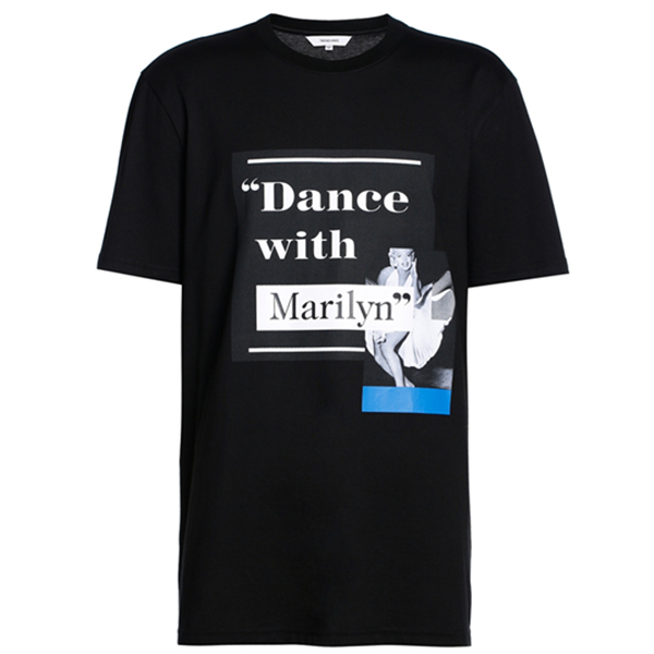 随性摩登！TRENDIANO字母纯棉短袖圆领T恤3HC2021220