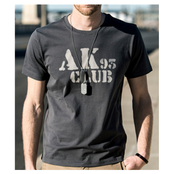 轻复古晕染！新款AK男装印花圆领百搭短袖上衣