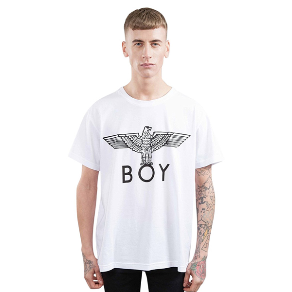 秒杀好价！BOY LONDON  短袖T恤 黑色鹰标款