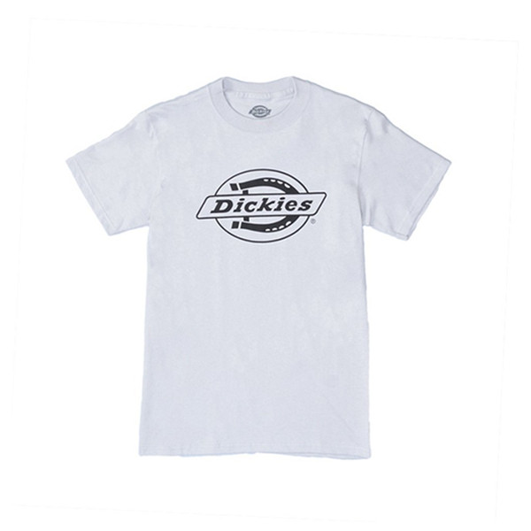 清爽简洁！Dickies 蒂克大logo休闲纯棉宽松短袖T恤衫