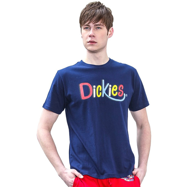 趣味字母！Dickies男式LOGO印花短袖T恤162M30EC37