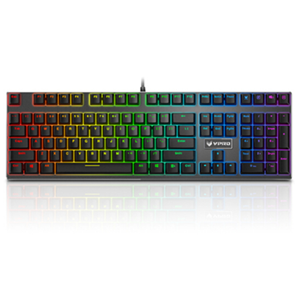幻彩背光！雷柏V700RGB合金版机械键盘