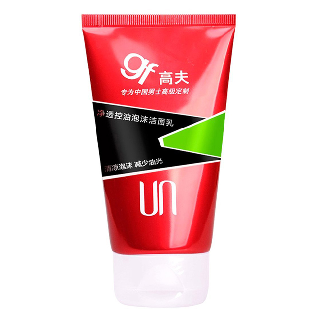 不紧绷！GF 高夫 净透控油泡沫洁面乳120g