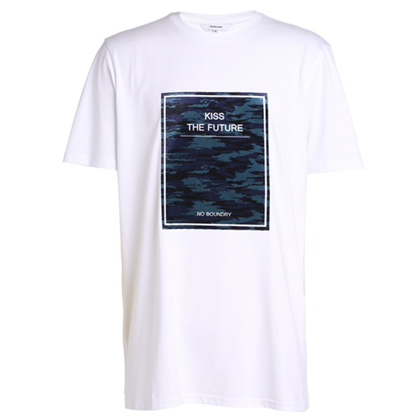 时尚气息！TRENDIANO贴布绣字母圆领短袖T恤3HC202332E